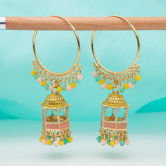 Doli shaped Ring Jhumka