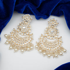 Mirage Kundan Chandbali Earrings